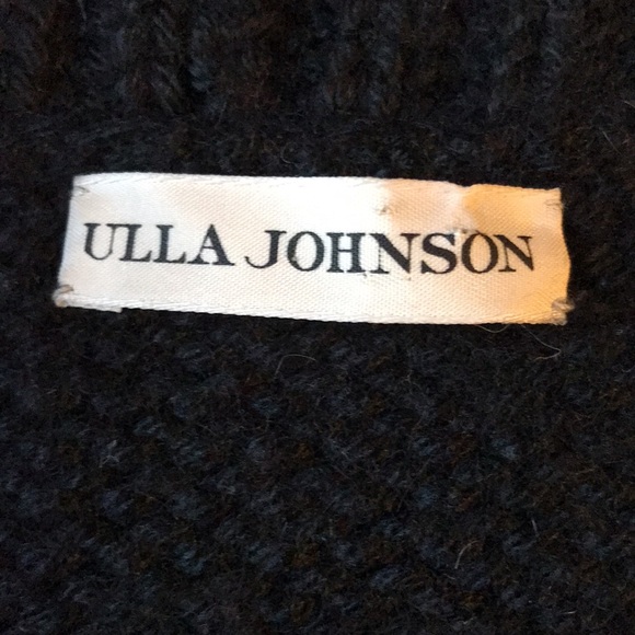 ULLA JOHNSON Fair Isle Alpaca V-neck Cardigan Sweater - Picture 10 of 12